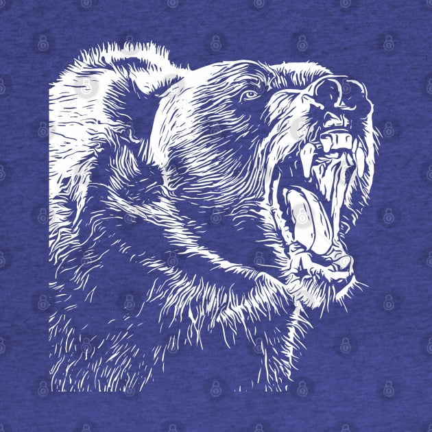 Animal grin, bear mouth. Ferocious Beast by SwetlanaArt